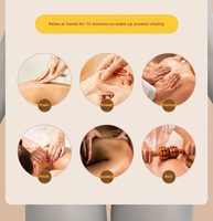 Coussin de massage chauffant Shiatsu pour le cou, le dos et la tête, avec fonction de pétrissage et de vibration, soulagement des douleurs musculaires, utilisation bureau-à domicile-voiture, contrôle de la minuterie, le meilleur