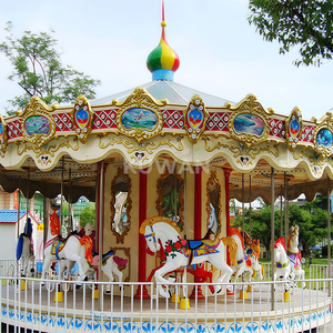 <span class=keywords><strong>Prix</strong></span> d'usine Commercial Double Decker Carrousel Horse, Big Merry Go Round pour le centre commercial Carnival Tourist Attraction Center - Product Image 3