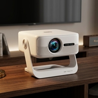 Mini projecteur vidéo 4K pour home cinéma avec autofocus, courte focale et correction automatique de la distorsion trapézoïdale