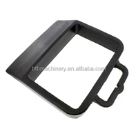 Cale de roue industrielle grande capacité en caoutchouc noir pour transpalette, modèle BTB-WH, marque BTB