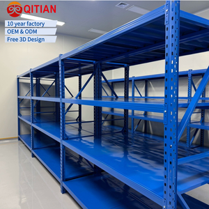 Scaffalatura Metallica Industriale Rinforzata Personalizzata, Regolabile e Senza Bulloni per Stoccaggio in Magazzino - Product Image 1