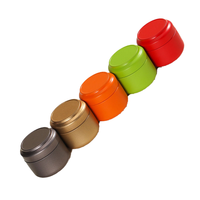 Kit de Almacenamiento Portátil Multicolor, Mini Recipiente de Metal para Té, Alimentos, Té Suelto, Café, Dulces, Regalos, Manualidades, Cajas de Materiales Reciclados