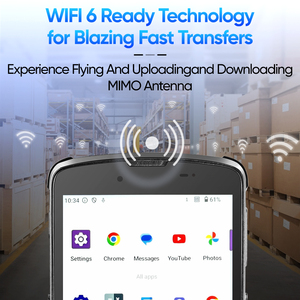 F9832 Android 4 gam gồ ghề điện thoại thông minh wifi6 NFC OCR Đầu đọc hộ chiếu 6inch PDA gồ ghề công nghiệp máy quét mã vạch PDA - Product Image 6