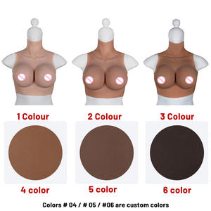 Producto para Crossdresser, Prótesis de Senos Artificiales de Copa A-H, Rellenos de Sujetador, Senos de Silicona para Transgénero, Senos de <span class=keywords><strong>Anime</strong></span>, Cuello Alto - Product Image 5