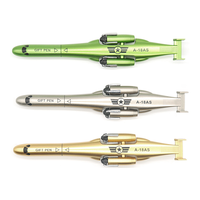 Pulpen Gel Senjata Pesawat Supersonik dalam ukuran 0.5mm & 0.38mm - Kuat & Presisi, Hadiah Unik untuk Pria, Kolektor & Pemain Strategi