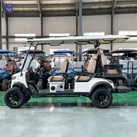 Voiture de golf électrique personnalisée CAMP Wholesale Street Legal 72v avec batterie au lithium, 6 places, homologuée pour la route