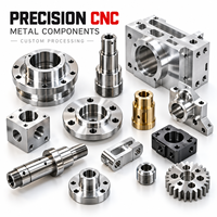 Pièces en aluminium usinées CNC de précision sur mesure, composants métalliques OEM, service de fraisage et de tournage