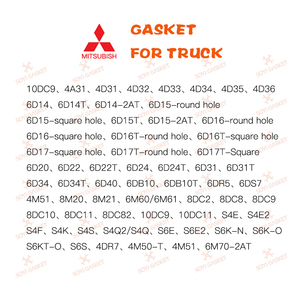 Aksesori kit pemeriksaan mesin untuk 4M40 OEM ME996729 <span class=keywords><strong>MITSUBISHI</strong></span> set gasket kepala terbaik suku cadang otomotif kepala pabrik kit gasket - Product Image 4