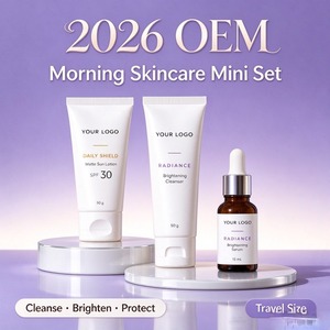 Sérum Visage Éclaircissant Anti-Âge Raffermissant Hydratant Marque Blanche 15 mL OEM Mini Kit Matin - Product Image 1
