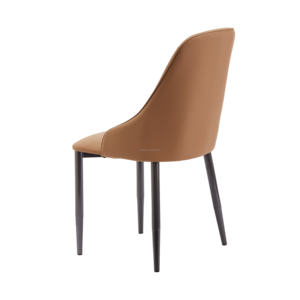 Light Luxury <b>Padded</b> Backrest Dining <b>Chair</b> for Hotel Lobby - Product Image 6