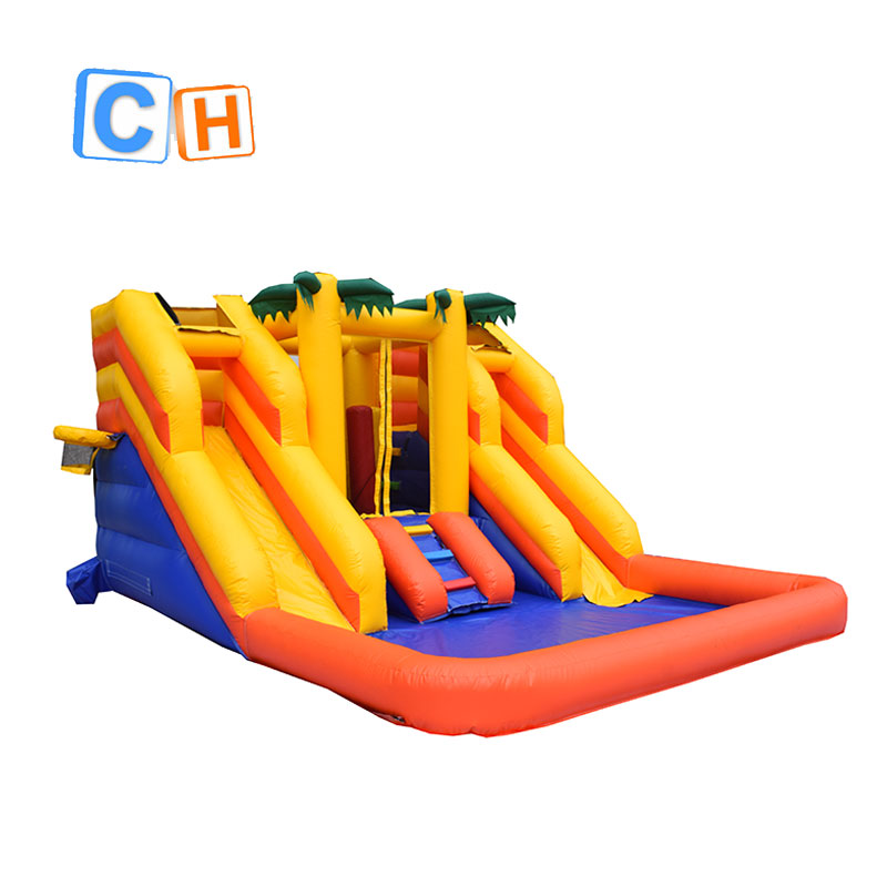 Оптовая продажа по заводской цене, надувная водная горка с бассейном