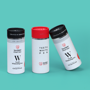 Poudre de blanchiment des dents cosmétique, Design de luxe personnalisé, cylindre cadeau de soins de la peau, emballage en tube de carton - Product Image 4