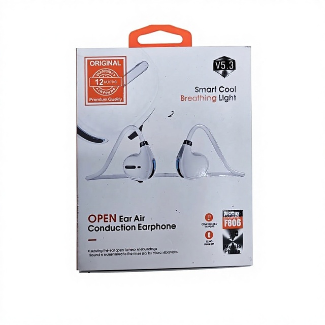 Wireless Earbuds Non-Ear Bone Conduction Earhook Air Conduction Featuring Digital Display ANC+ENC Noise Cancellation IPX5