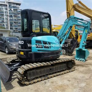 Excavatrice d'occasion Kobelco SK55 Mini pelle 5 tonnes Excavatrice sur chenilles à vendre - Product Image 5