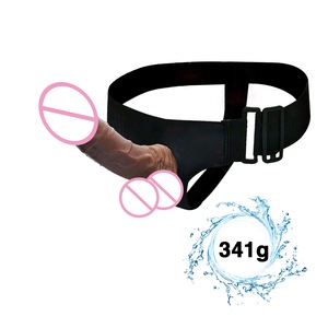 Consoladores realistas suaves de simulación Lala de dos cabezas con pene doble sólido lésbico - Product Image 3