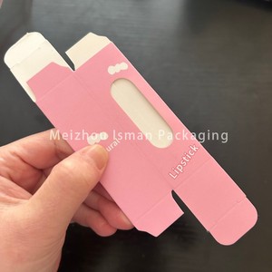ISMAN Schattige 3,5g Roze Lippenstift Tube voor Meisjes met Papieren Verpakking Plastic ABS Kinder Lippenbalsem Verpakking Groothandel Aangepaste <span class=keywords><strong>Logo</strong></span> - Product Image 6