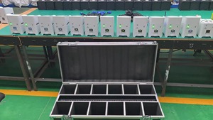 10 buah dengan lampu panggung casing pengisi daya 6*18w par led rgbwa uv 6 dalam 1 lampu led bertenaga baterai DMX nirkabel - Product Image 4