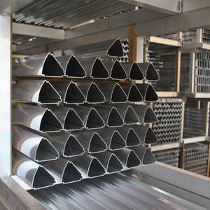 Nhôm ép đùn hồ sơ nhà máy cung cấp nhôm tam giác ống, bát giác ống cho pergola mái - Product Image 1