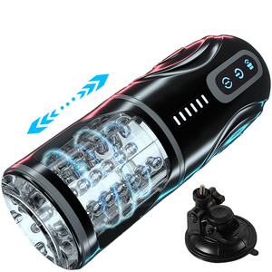 Otomatik erkek Masturbator fincan zamanlama vibratör çift kanal vajina cep erkekler için mastürbasyon kupası seks oyuncak yetişkin mal - Product Image 1