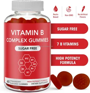 Private Label Vitamin B Complex Gummies Vitamin B suplemen Multi vitamin Gummies