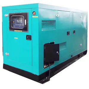 Hot sale brand new electric genset 100kva 80kw 60hz soundproof low noise silent type Cummins diesel generator set price