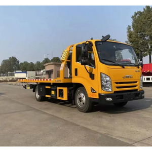 Camión de Remolque JAC 4X2 de 4 Toneladas y 5 Toneladas, de Ángulo Bajo, con <span class=keywords><strong>Plataforma</strong></span> Plana para Transporte de Automóviles, Diésel, Nuevo, Manual, para Recuperación en Carretera - Product Image 2