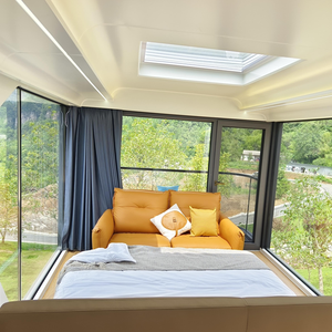 Không Gian Viên Nang Di Động Nhà Giường Khách Sạn Cabin Đúc Sẵn Modular Container Nhỏ Viên Nang Phòng Với Nhà Bếp Và Phòng Tắm - Product Image 4