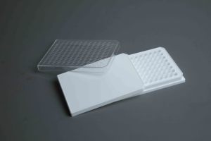Alpha Plus Laboratório Suprimentos Plástico Descartável 96-well Plano Fundo Claro TC Placas De Cultura De Células Brancas Tratadas - Product Image 4