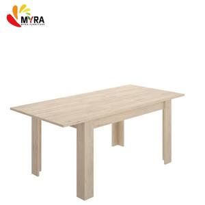 Table à manger extensible moderne en mélamine, table à manger rectangulaire pour restaurant, ensemble de table à manger - Product Image 2