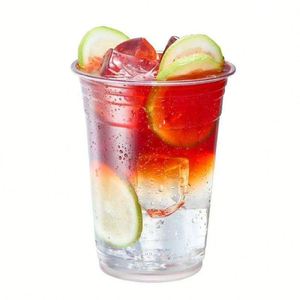 Vasos Desechables Transparentes de PET Ecológicos con Logotipo Personalizado al por Mayor, 12oz/14oz/16oz/18oz/20oz/24oz 98mm para Smoothies, Bebidas Frías y Heladas - Product Image 2