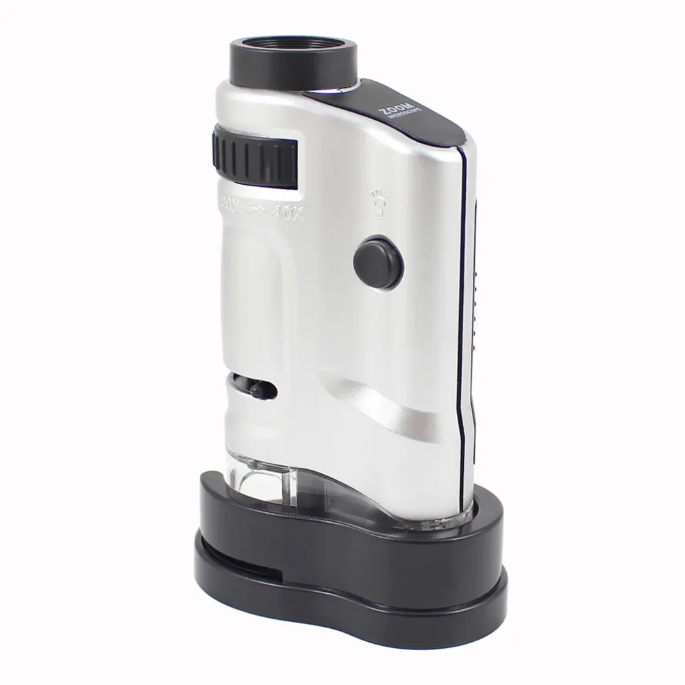 Verstelbare 20X-40X Sieraden Pocket Microscoop