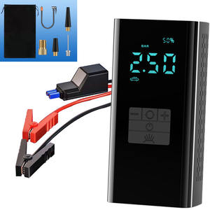 NewPortable 4 en 1 batterie Mini cavalier d'urgence démarrage pompe à Air gonfleur de pneu voiture batterie externe démarreur 8500mah compresseur d'air - Product Image 1