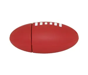 Spor teması ile PVC amerikan futbolu ve Rugby U Disk dayanıklı USB Flash sürücü