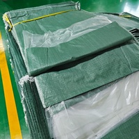 Sacs en polypropylène (PP) tissé recyclables à prix abordable pour le transport de terre et de sable, sacs d'emballage de marchandises avec impression sérigraphique pour la logistique et la poste