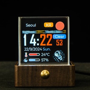 Cube Max Big Tech : Horloge Intelligente Holographique avec Affichage Cristallin, Informations Météo, Boursières et Taux Forex – Idéal pour un Cadeau - Product Image 3