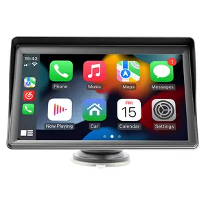 Sleek Carplay neuer 7 Zoll HD Smart-Bildschirm drahtloses Carplay MP5 Android AUTO BT FM-System mit Rückfahrmonitor