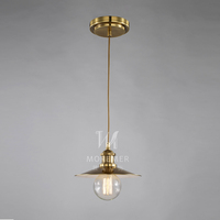 Suspension à hauteur réglable tout en cuivre VH Nordic Design pour l'intérieur des cafés, des bars et des halls d'entrée Lustres d'éclairage décoratif