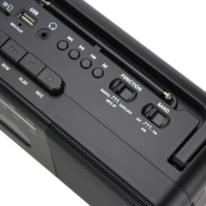 Hot Sale Retro Portable Cassette Recorder AM FM SW Radio BT <b>USB</b> TF Card Auto Stop System For Home Outdoor Travel Use - Product Image 6