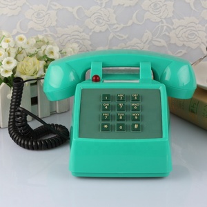 Chúng tôi phong cách 1930 độc đáo điện thoại có dây và điện thoại cố định kiểu cũ với chuông chuông cơ và nút bấm quay số - Product Image 2
