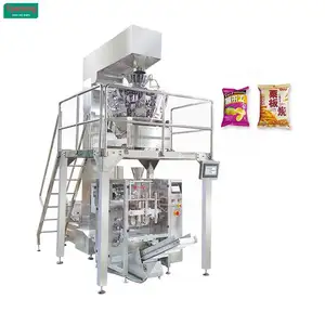 Kombinasyon ölçeği tartı sarma sızdırmazlık makineleri fıstık ezmesi çikolata Malt topu Premade kılıfı Doypack paketleme makinesi