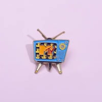 En gros EVER ROCK Épingles et broches en émail en métal, motifs Ange, Dessin animé, Bande dessinée, Télévision, Fruits du Nouvel An Chinois