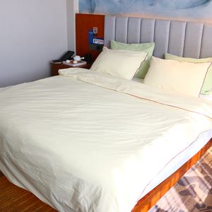 Set seprai ukuran Queen, 100% katun 240TC penutup selimut pernikahan semua musim 40S stok panjang kualitas tinggi selimut penutup seprai tenun - Product Image 2