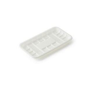 Plato de Cena Ecológico, Resistente, Desechable, Biodegradable y Compostable, Hecho de Almidón de Maíz, para Camping, 20.3x20.3cm - Product Image 2