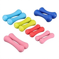 Beenvormige gietijzeren dumbbells dames fitnessapparatuur voor thuis, solide mini-set yoga & workout lichaamsvormende training