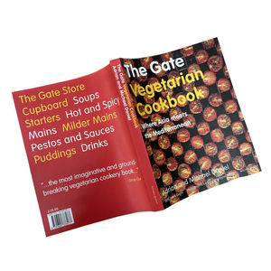 Livraison rapide Chine Nouveau design Livre de recettes culinaires imprimé en offset sur papier kraft coloré avec finition personnalisée - Product Image 1