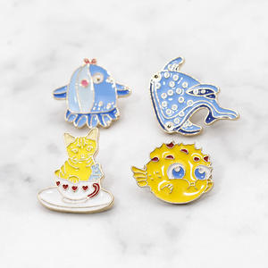 Hersteller Großhandel Abzeichen Anstecknadel Personalisiertes Emaille-Metall-Abzeichen - Product Image 1