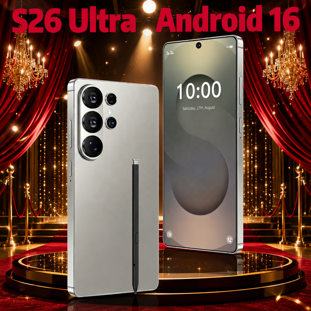 High Quality S 26 Ultra 22GB+2TB Android 16 5G Smartphone LCD Display 108MP Camera 8000mAh Battery Gaming Android Smart Phones