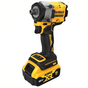 Llave de Impacto Inalámbrica DeWalt de 18V, Sin Escobillas, con Accionamiento de 1/2 Pulgada, Batería de Iones de Litio, Herramienta Eléctrica - Product Image 1