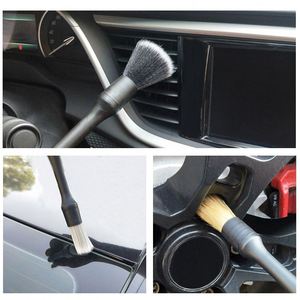 Ensemble de brosses de nettoyage automobile multifonctionnelles personnalisées en 3 pièces, douces, pour l'intérieur de la voiture - Product Image 2