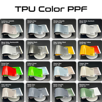 Película Protectora de Pintura TPU de 1.52*15m, Color Rojo, Acabado Brillante, Autoregenerable, Directo de Fábrica, para Protección de Autos de Lujo